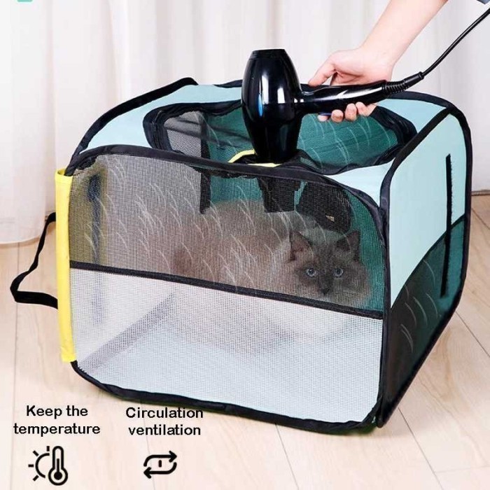 Kandang Lipat Hewan Peliharaan Kucing Anjing Pet Drying Box