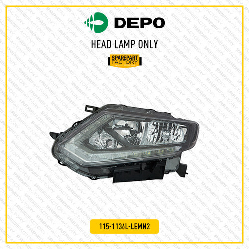 Head Lamp Lampu Depan Besar Kiri Xtrail X trail T32 T 32 Non LED DEPO