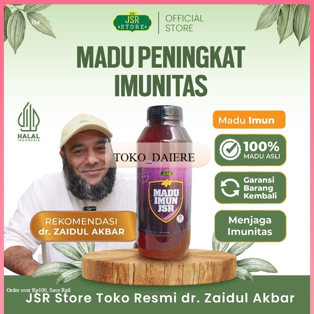 MADU IMUN JSR Madu Imunitas by dr Zaidul Akbar - 350gr - 700gr