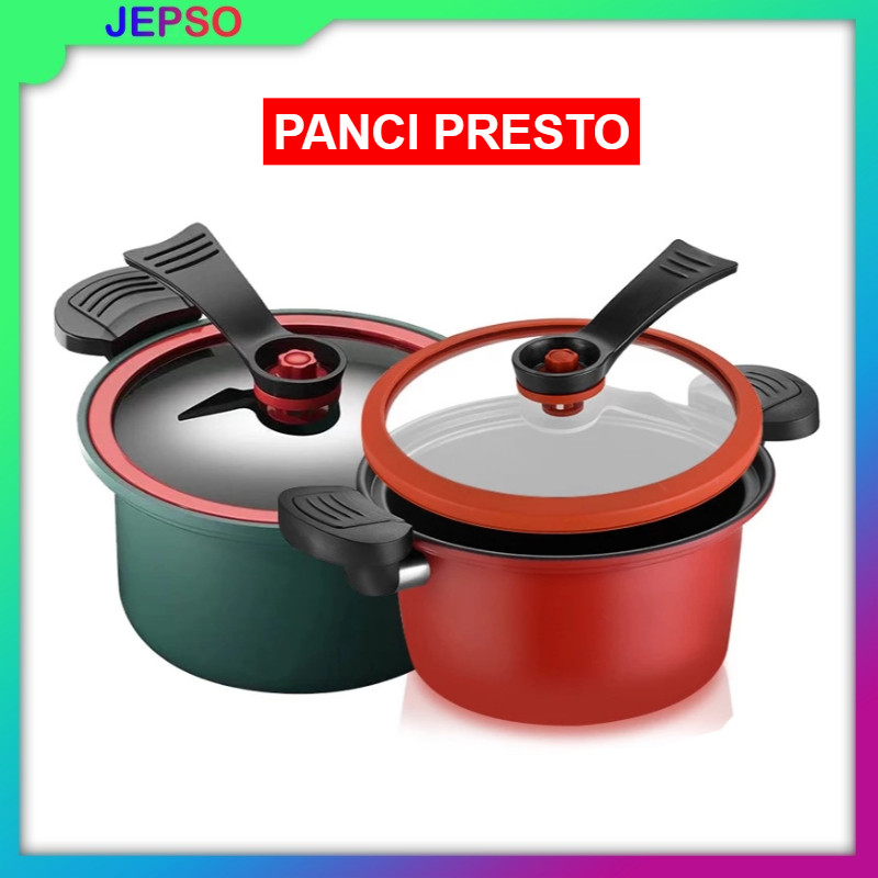 Panci Anti Lengket / Teflon presto / Panci Presto 3.5 Liter / Presto anti lengket / Panci Presto Tef