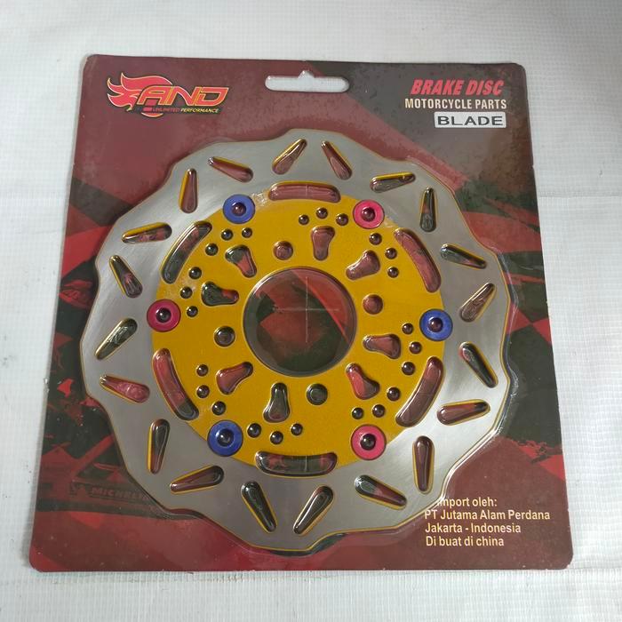 piringan cakram depan merek ride it honda absolue blade supra x125fi - merek and, 220mm