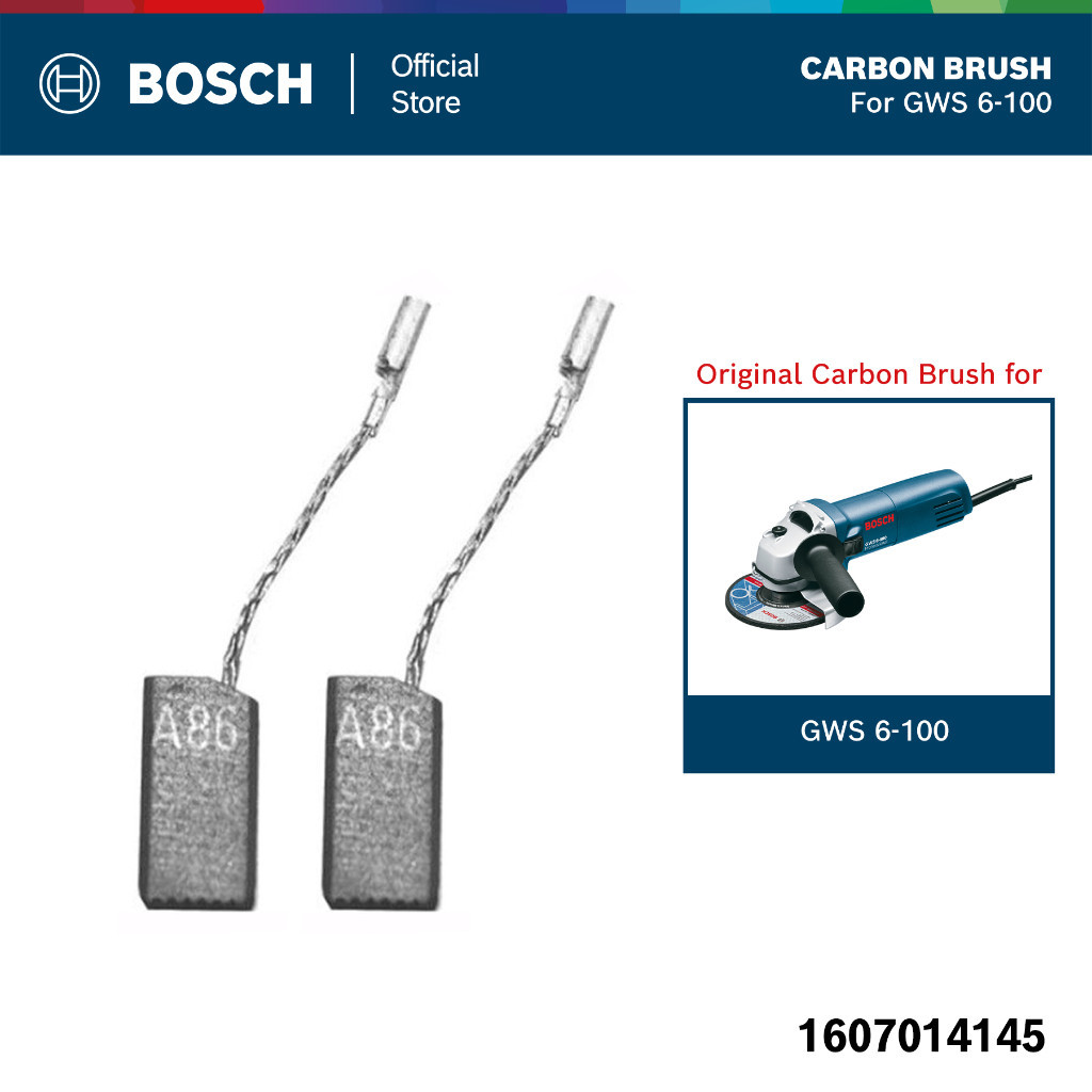 BOSCH Carbon Brush GWS 6-100 / Sikat Karbon GWS 6-100 - 1607014145