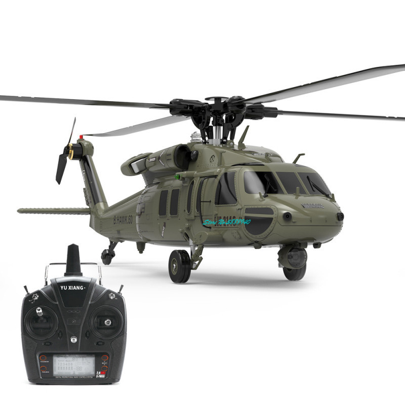 Professional Brushless UH60Black Hawk RC Helicopter Model 147 6CH Flybarless Arobatic 6G3D Stunt Rem