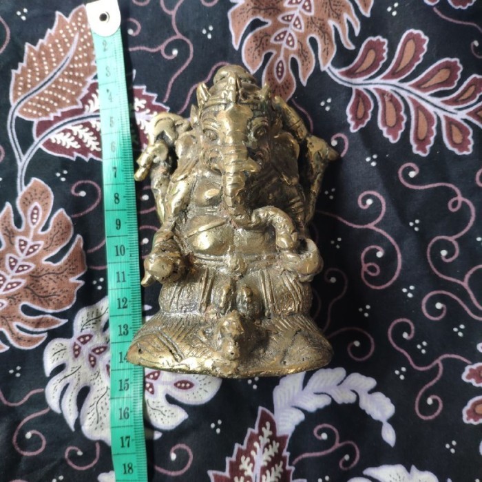 patung ganesha antik bahan kuningansari harga murah kualitas bgus paling lengkap