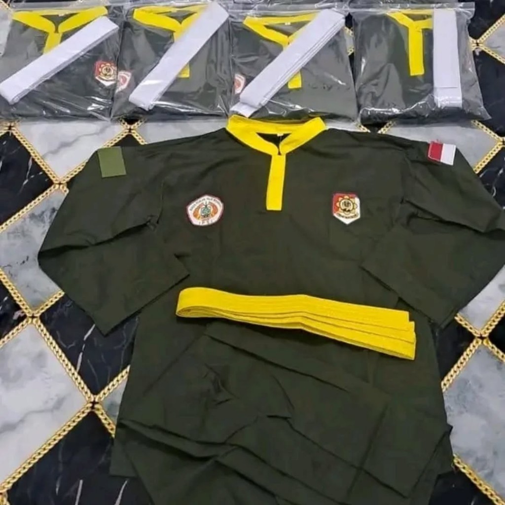 Baju PSM Pencak Silat Militer – Seragam Beladiri Tentara Komcad IPSI Dewasa Pria Wanita