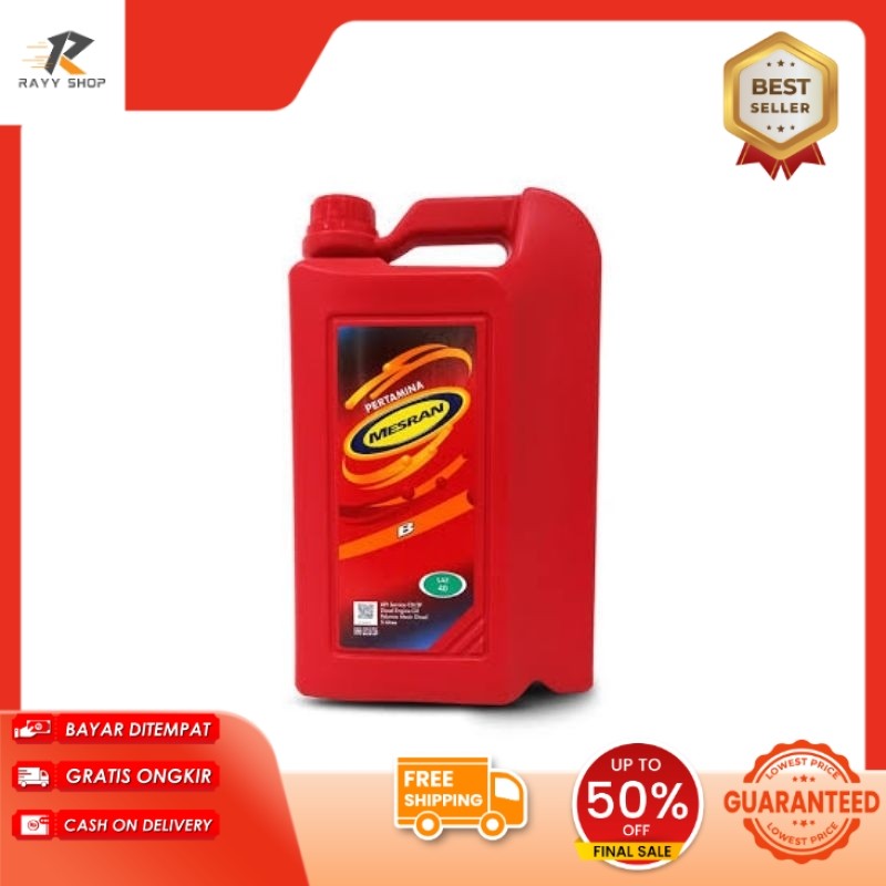 MESRAN B40 5 LITER GALON OLI MESIN DIESEL
