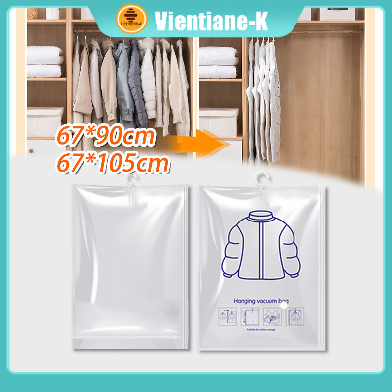 Hanging Vacuum Bag / Vacuum Compression Bag / Gantung Kantong Pakaian