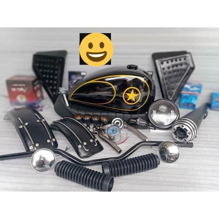 body set custom japstyle full set thunder megapro tiger  gl 100 Scorpio byson