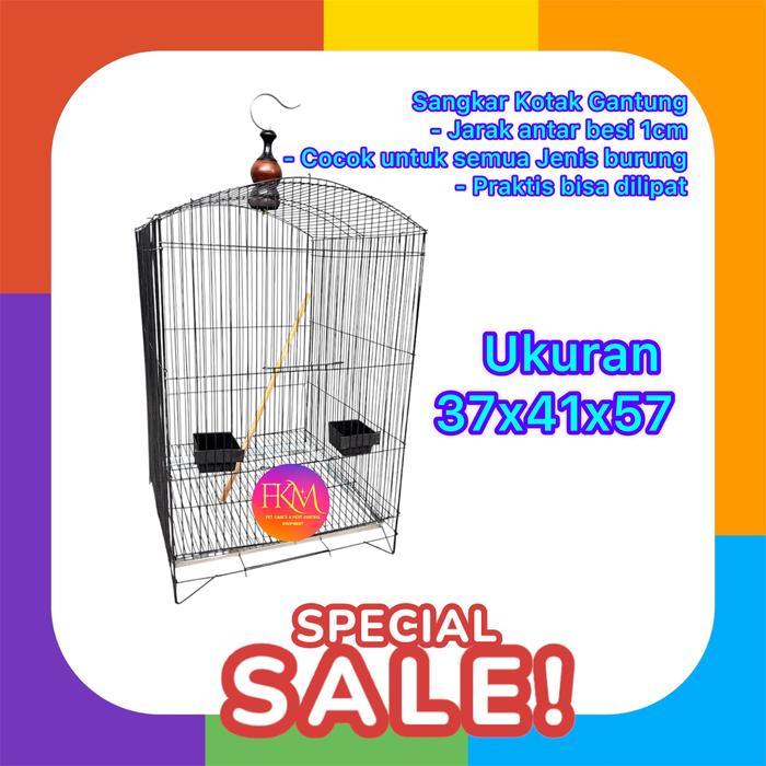 Sangkar kandang burung besi lipat
