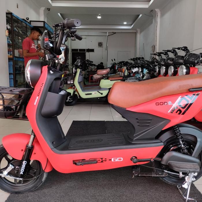 SEPEDA LISTRIK GODA 122 New - Merah