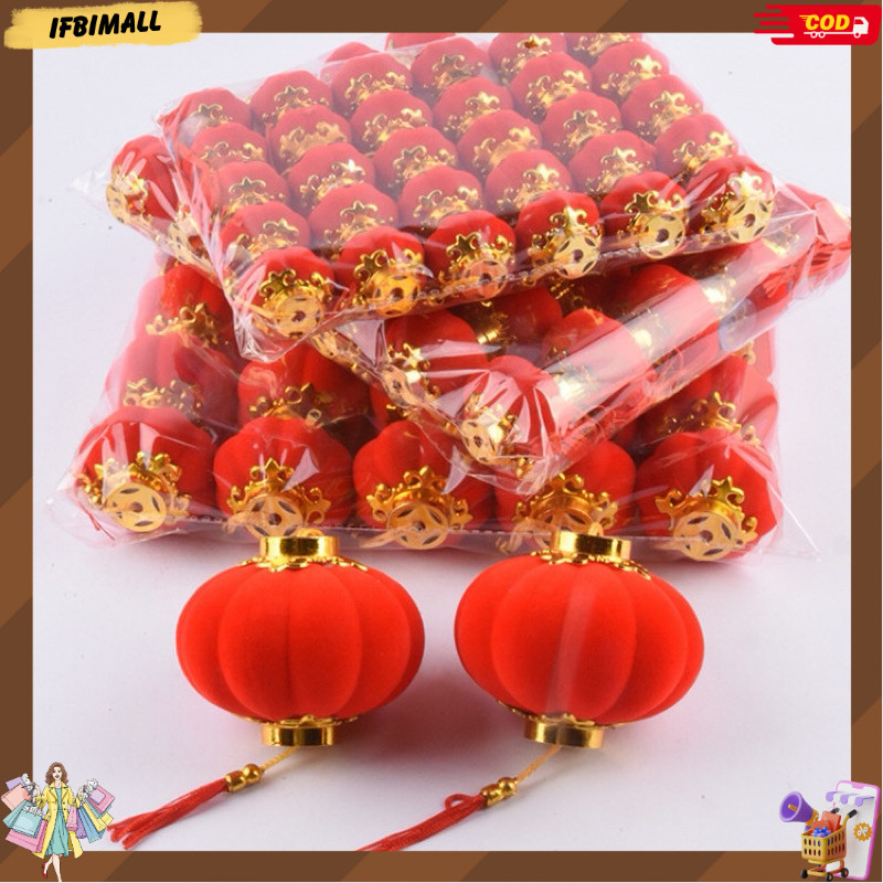 GROSIR Dekorasi Imlek Lampion Mini Yenpao emas Imlek koin Emas Money Bag Imlek D6-1