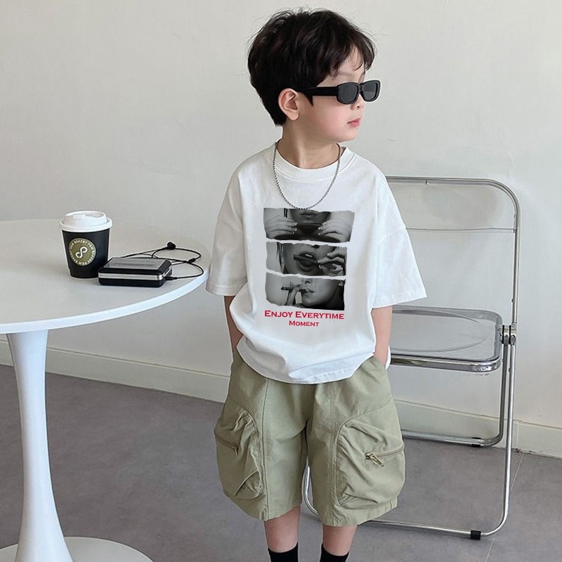 Kaos anak pria|2-12 Tahun|korea style premium baju anak laki laki|kaos anak laki laki tahun import t