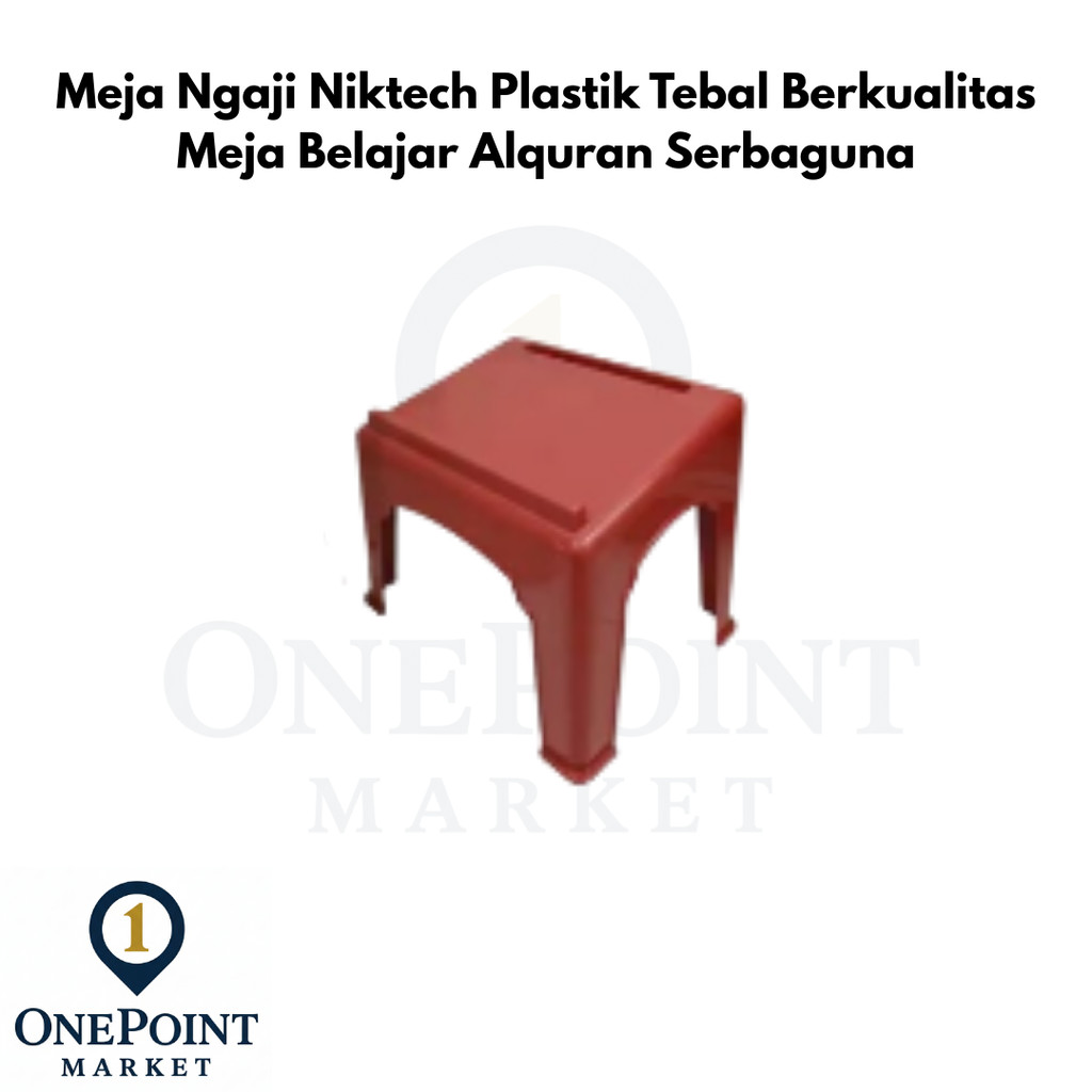 Meja Ngaji Niktech Plastik Tebal Berkualitas Meja Belajar Alquran Serbaguna