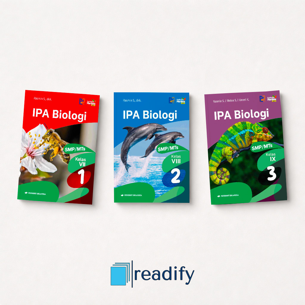 IPA Biologi Kelas 7 8 9 SMP Erlangga Kurikulum Merdeka Revisi Terbaru