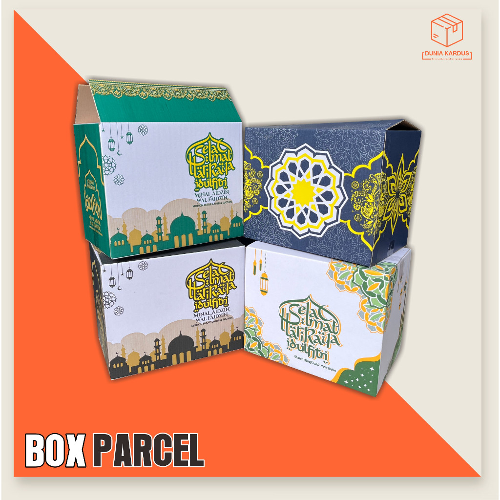 Kardus Parcel 40x25x33 cm Kardus | Parcel | Lebaran | idul Fitri | sembako | hampers | eid mubarak |