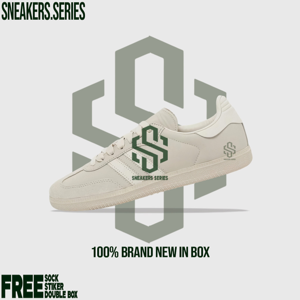 Sepatu Adidas Broomfield White Beige 100% BNIB