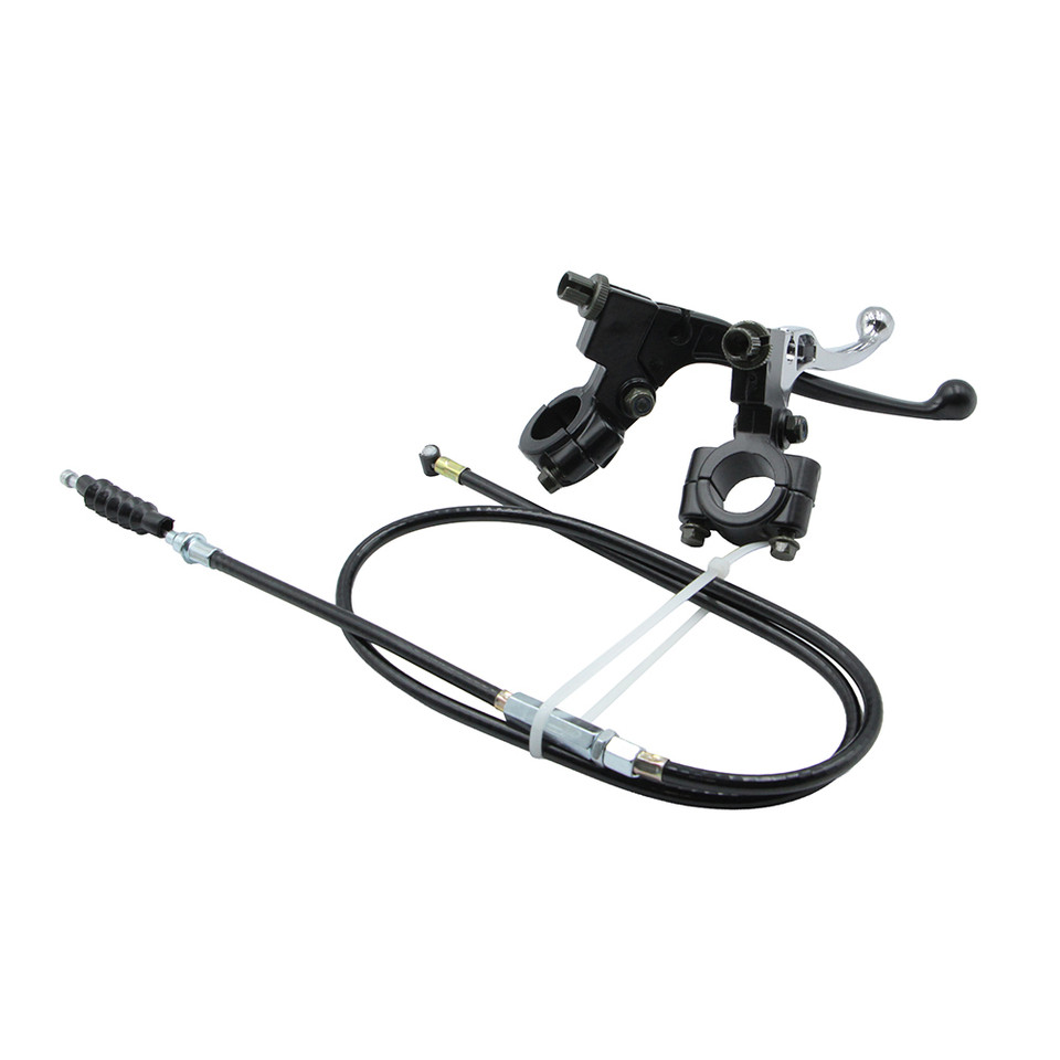 Motorcycle 7/8'' 22mm Left Clutch Lever Handlebar 39" Clutch Cable For 50cc 70cc 90cc 110 cc 125cc T