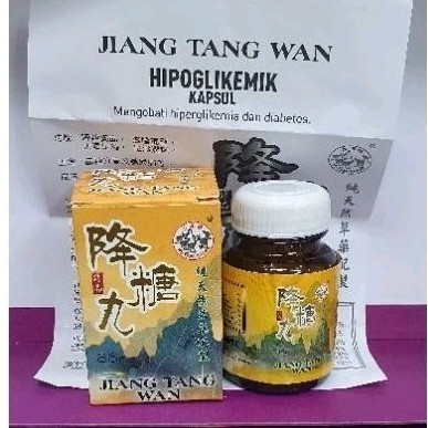 100% ORIGINAL  jiang tang wan obat herbal diabetes cap 5 kambing