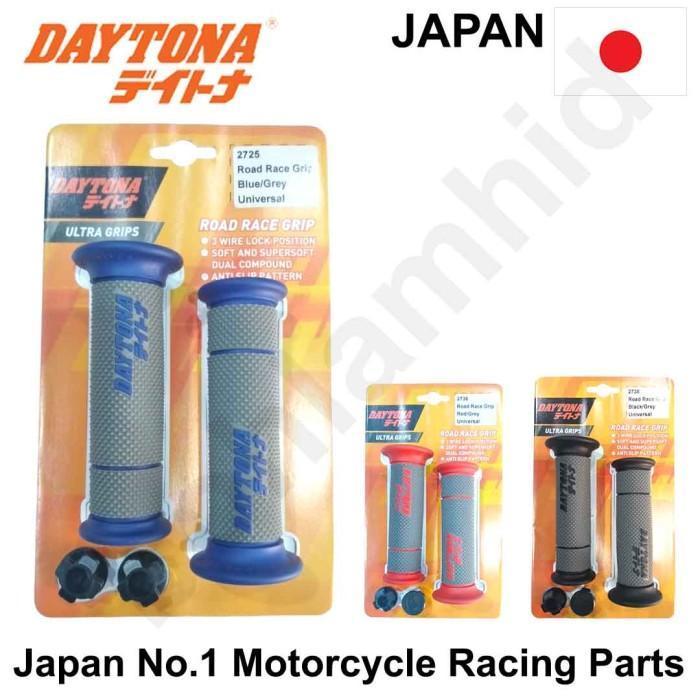 Handfat Handgrip Yamaha ALL New XSR DAYTONA RoadRace Hand Grip Motor - Merah - Biru