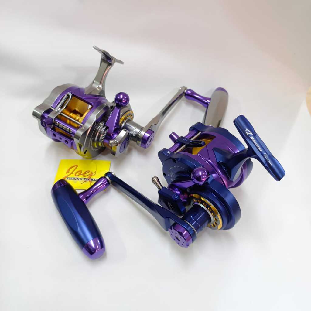 FLASH SALE 2.2 JM Gangster PE3 Plus Jigging Master Underhead Reel Pancing Mancing Jigging Dasaran