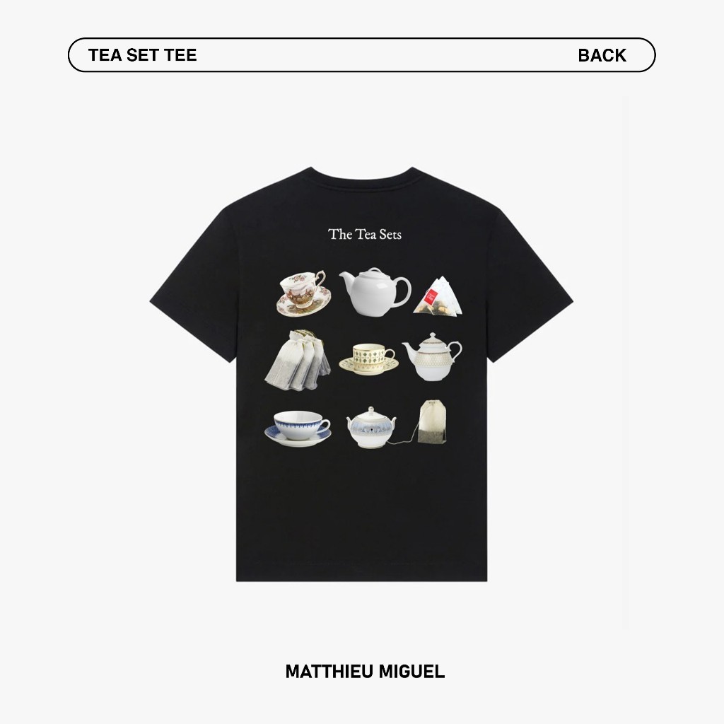 (COD) MATTHIEU MIGUEL - TEA SET TEE - BLACK