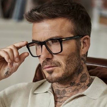 [ COD ] Frame Kacamata Minus Pria Sporty David Beckham 7000 Square Photocromic, Anti Radiasi, Normal