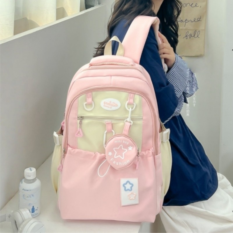 Tas Sekolah Ins Wanita Besar Korea Import /  lucu Tas Ransel / Kapasitas Besar korea tas ransel