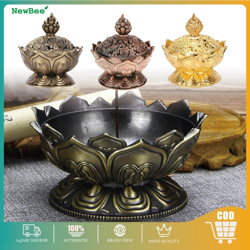 Tempat Bakar Dupa Lotus Mabkhara Kerucut Dupa Tempat Arang Wadah Bakar Dupa Bukhur Tempat Dupa Mini 