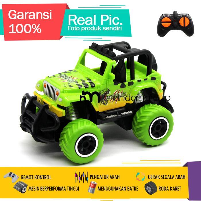 Mainan Mobil Jeep Remot Kontrol RC Offroad Monster Truk Star Series - Hijau by Allshopibamz