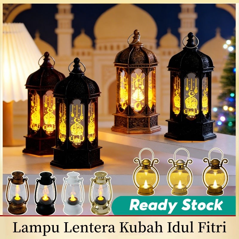 Lentera Lebaran Lentera Idul Fitri Gaya Retro Klasik Baterai Idul Fitri Dekorasi Ramadan Retro Led