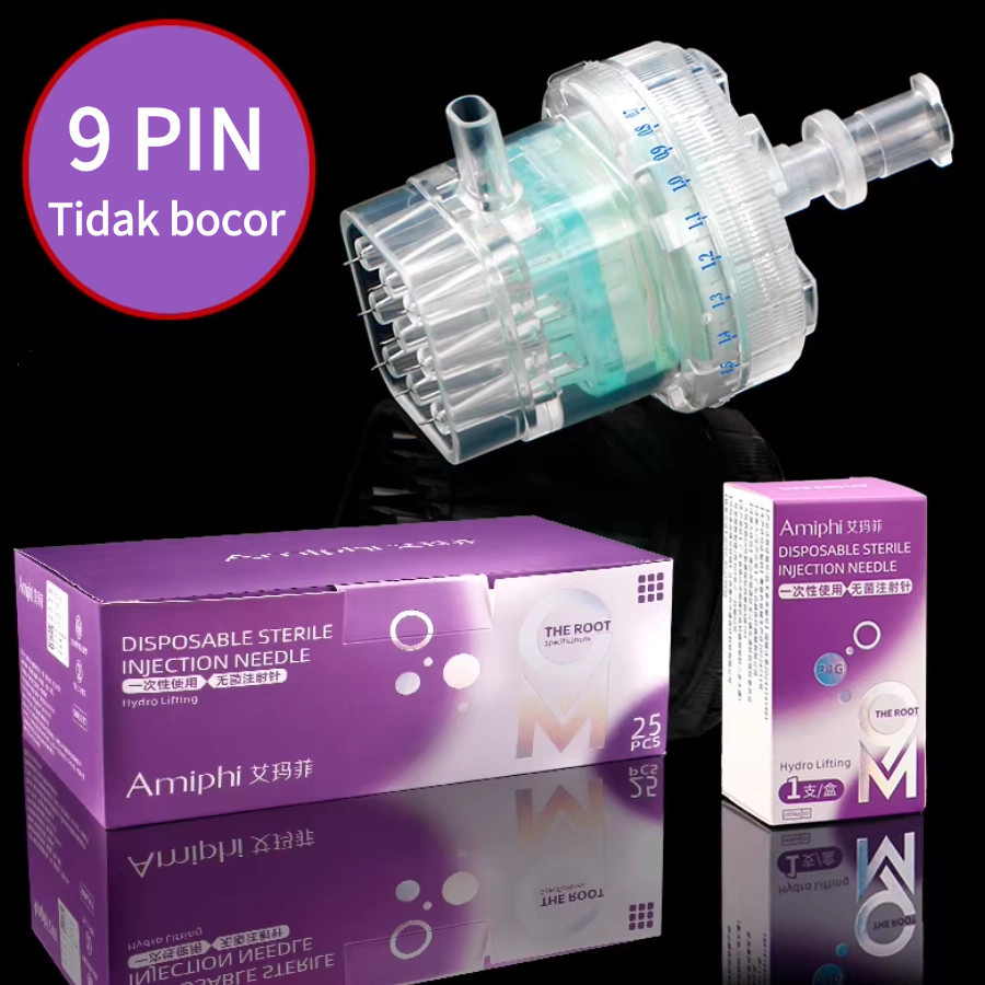 [Ready]A box (21pcs) 9 Pin Screw Multi Needle Adjustable 0.1 mm s.d 2mm Needle 9 pin/needle skinboos