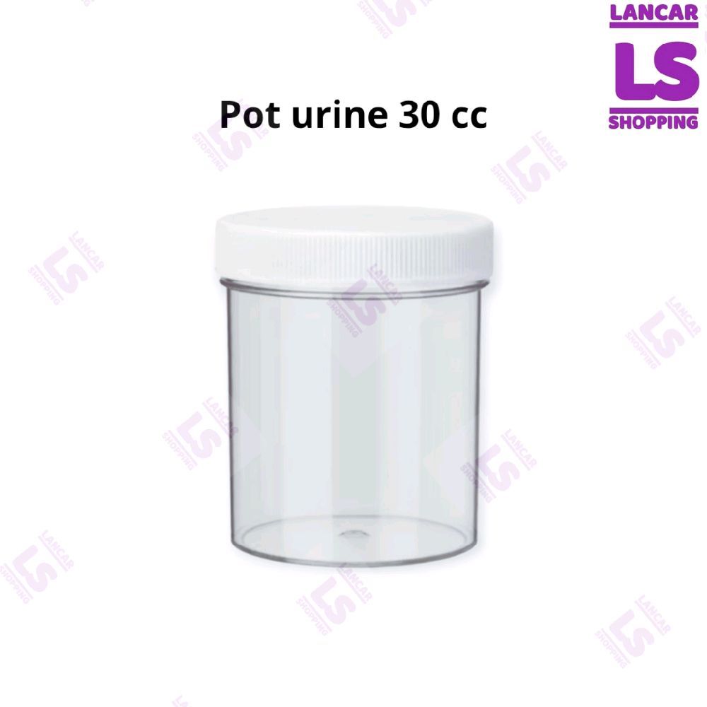 [COD] Botol Plastik 30ml Pot Urine Urin 30cc