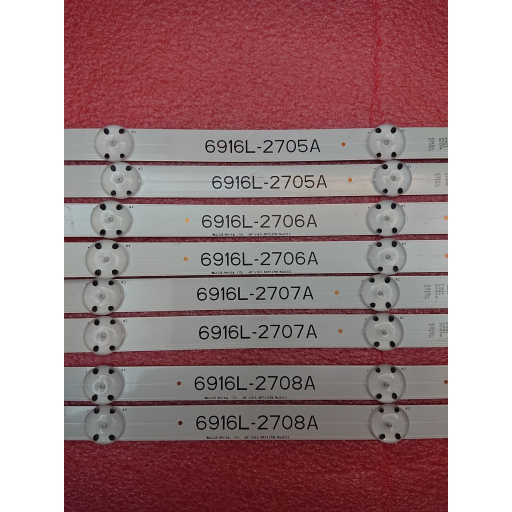 LED backlight strip for 49inch TV 49UH6500 49UH650V 49UH6109ZB 49UH610AUJ 49UH610T 49UH610TDJ 49UH61