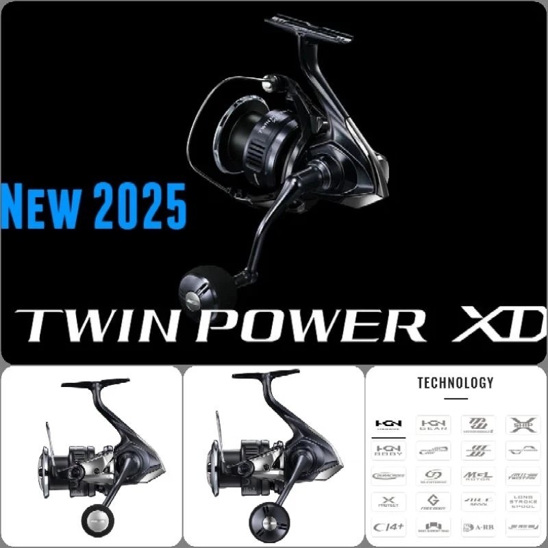 Reel SHIMANO TWIN POWER XD 2025 C 5000 XG - MADE IN JAPAN