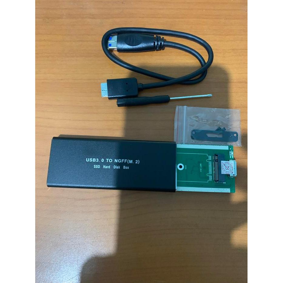 CASING SSD M.2 NGFF SATA USB3.0 - SSD ENCLOSURE