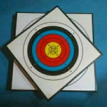 bantalan target panah 50x50x2,5cm face target sasaran panahan archery