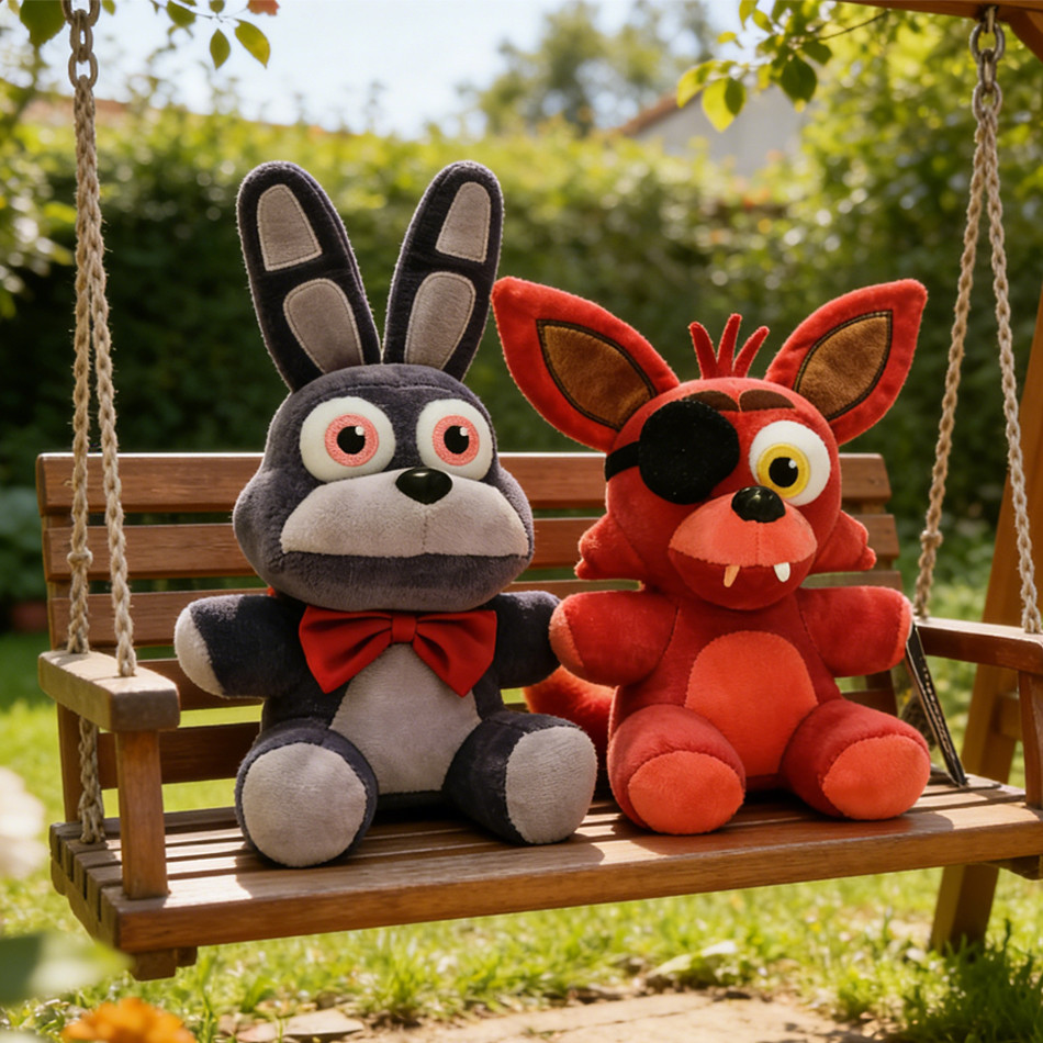 18cm FNAF Plush Toys Kawaii Freddys Animal Foxy Bonnie Bear Ribbit Stuffed Plush Toys In Stock Plush