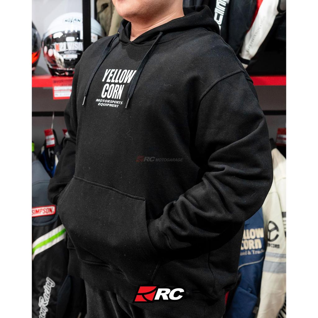 Jaket Motor - Yellow Corn YT 029 Black Hoodie Original