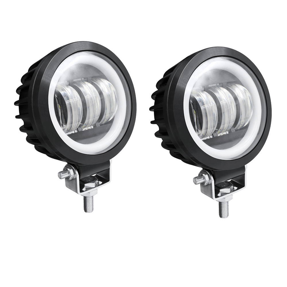 Lampu Sorot Motor 5 Inci LED, Lampu Kerja Motor Trail, Lampu Sorot Persegi Eksternal CSL88 12V 24V, 