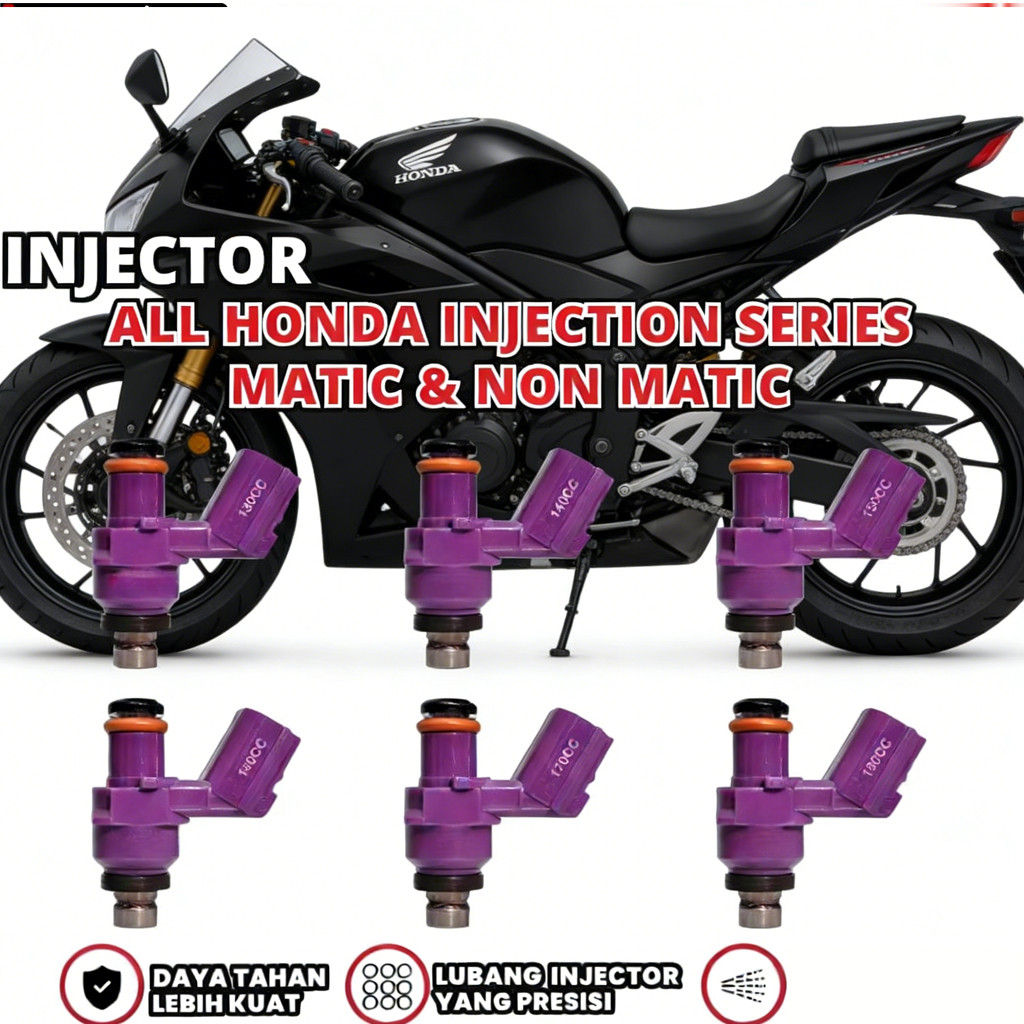 INJECTOR BEAT SCOOPY VARIO PCX ADV GENIO STYLO BEAT DELUXE SONIC CB CBR CRF SUPRA GTR VERZA 110 125 