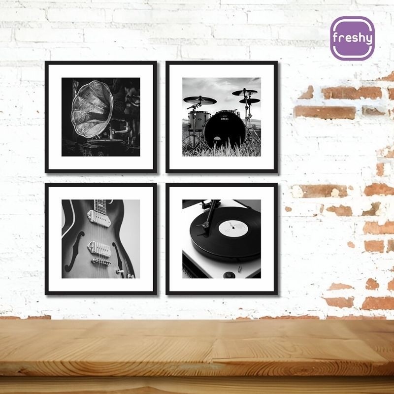 Decorestimate Hiasan Dinding Retro Kafe Vintage Pajangan Jadul Poster Band Kamar - Vintage A46