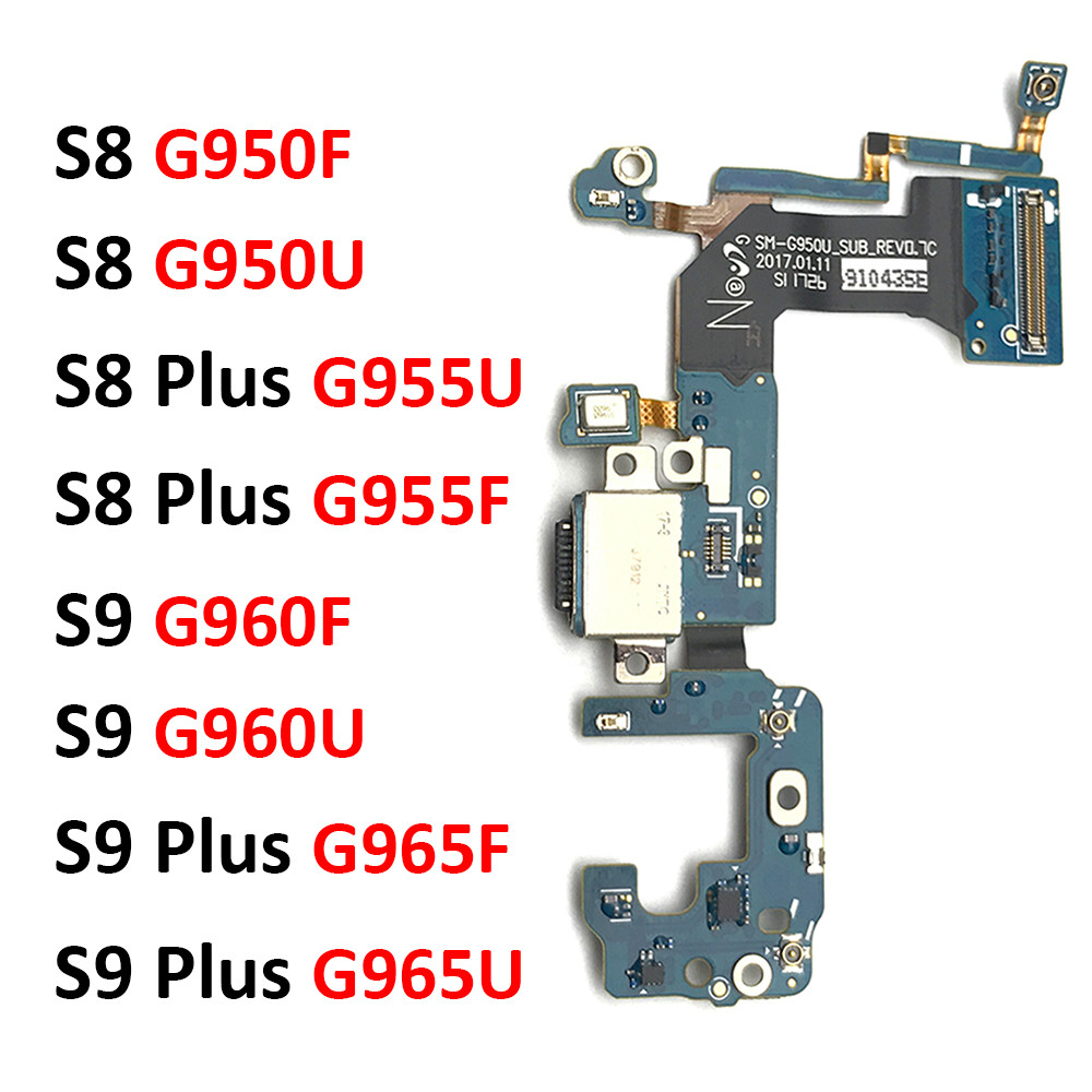 USB Charger Charging Board Dock Port Connector Flex Cable For Samsung S8 S9 Plus G950F G950U G955F G