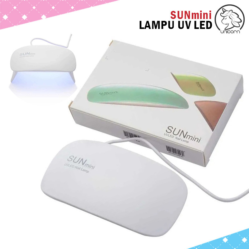 SUNMINI UV Lamp 6 LED Portable (Pengering Kutek Gel / UV Lamp / Pengering Nail Gel)