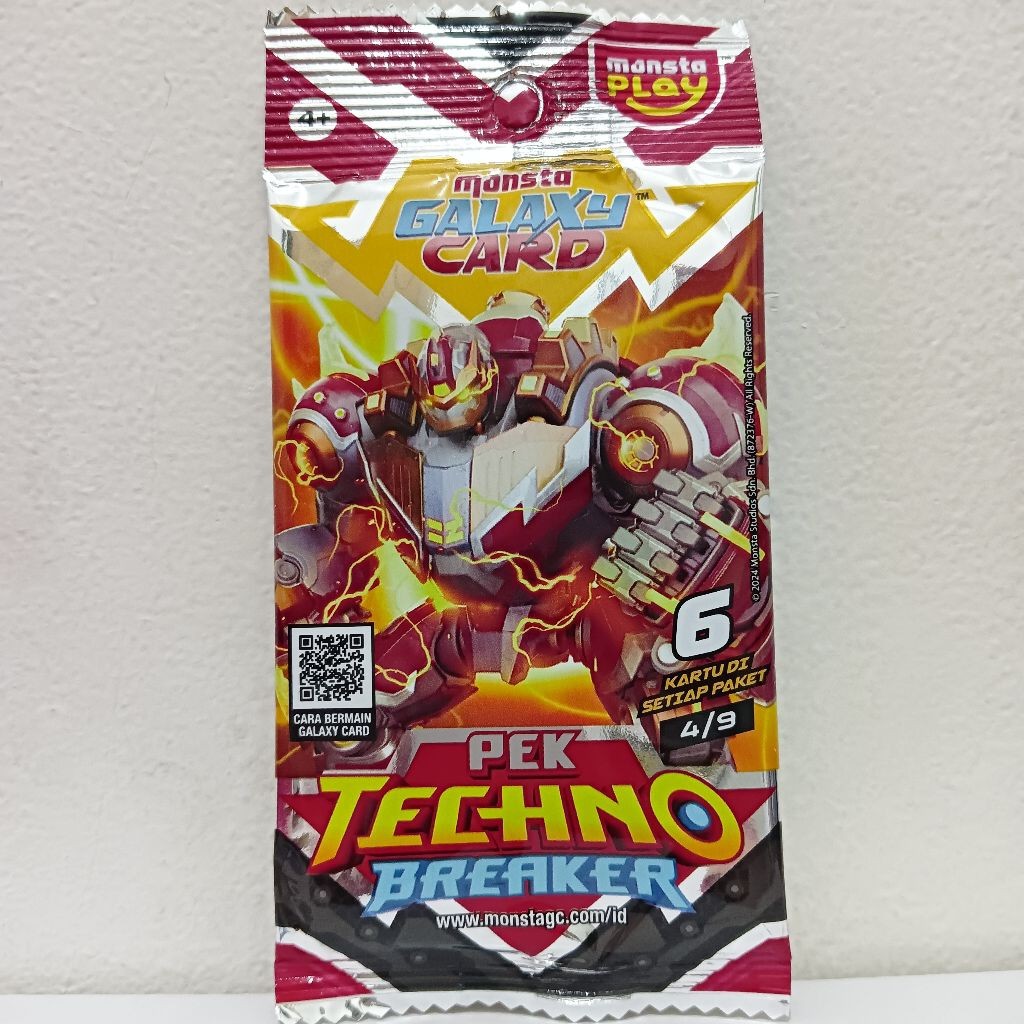 (Macicay) Kartu Boboiboy Monsta Galaxy Card Pek Techno Breaker 4/9 SR Mecha Gentar