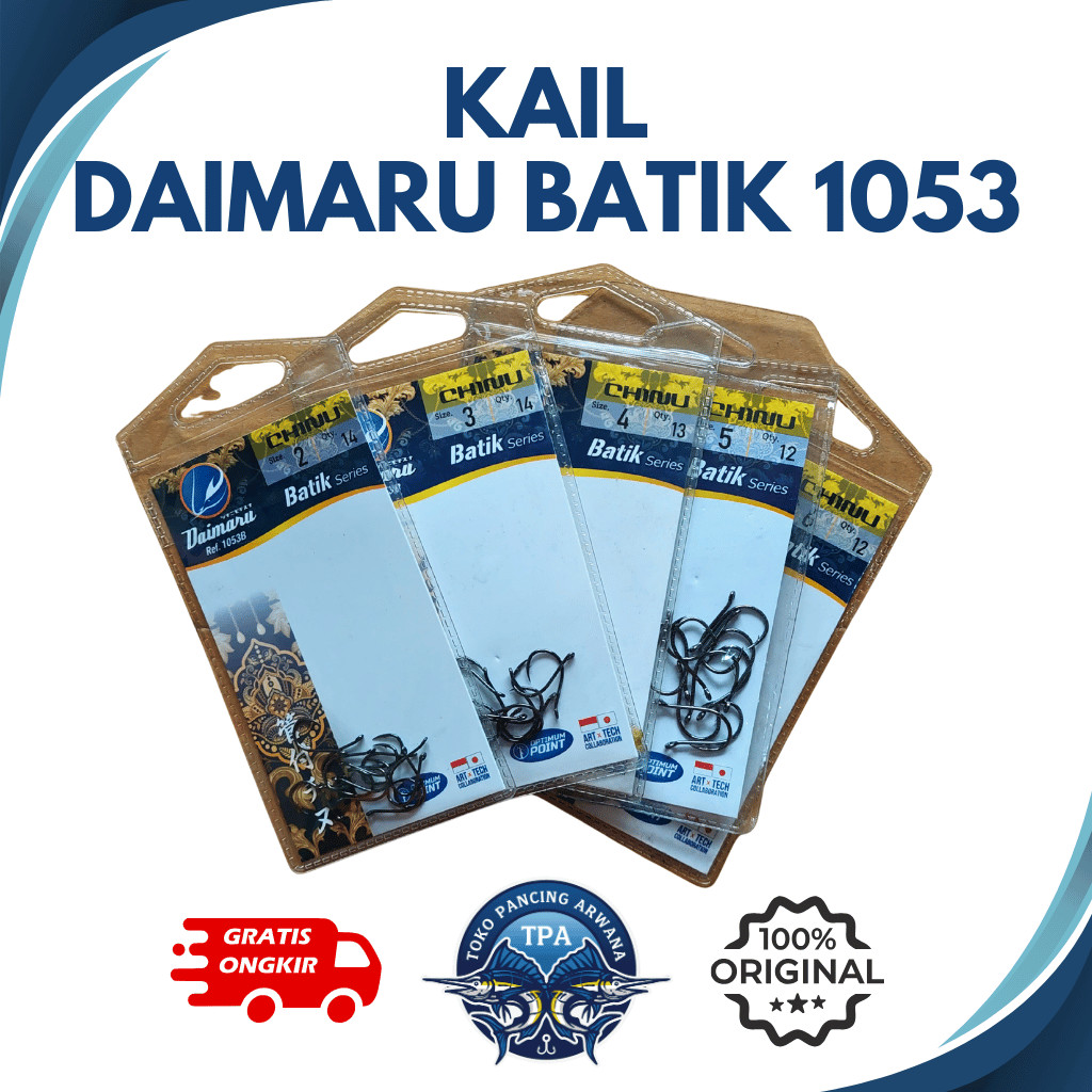 Kail Daimaru Batik Chinu Series 1053B - Kail Pancing Daimaru