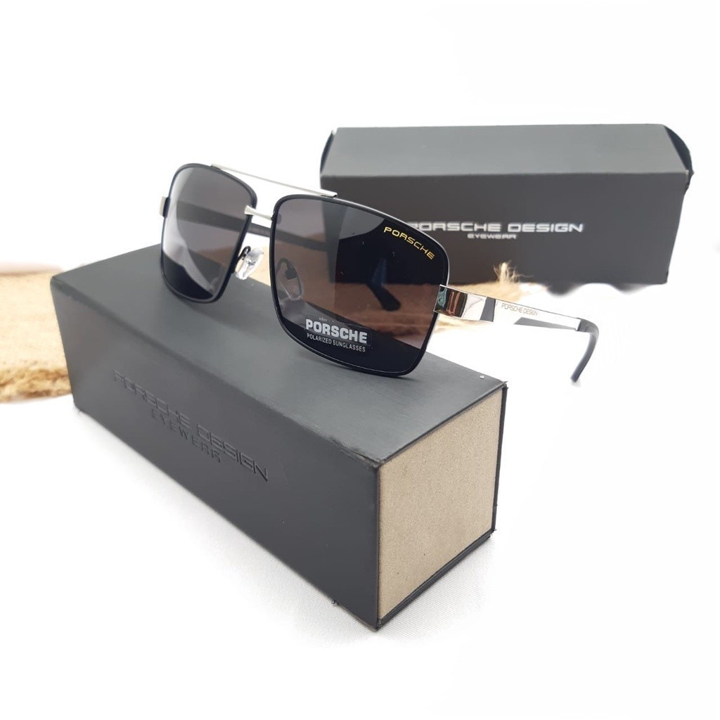 TERMURAHHH  KACAMATA POLARIZED SPORT PORCHE TERBARU FRAME TITANIUM ANTI PATAH LENSA ASLI KACA