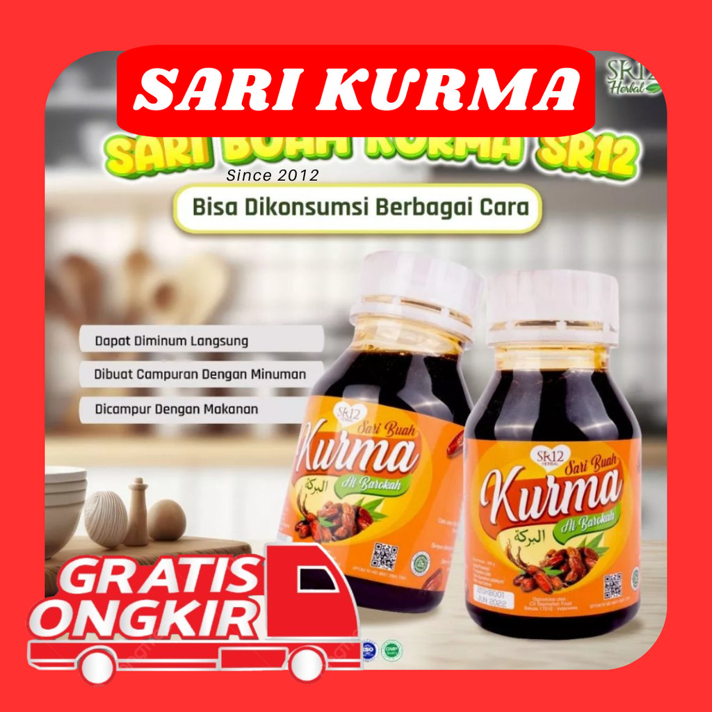 Sari Kurma SR12 SR 12 Asli Penambah Stamina Pria Laki Laki Dewasa Obat Herbal Anemia Hipertensi Dara