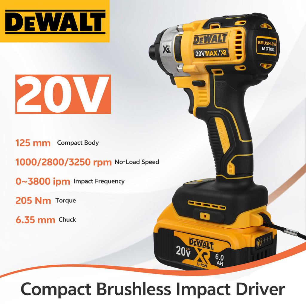 Dewalt 887 Driver Impact Drive Electric Drive 20V Lithium Battery Brushless Electric Multi-Function 