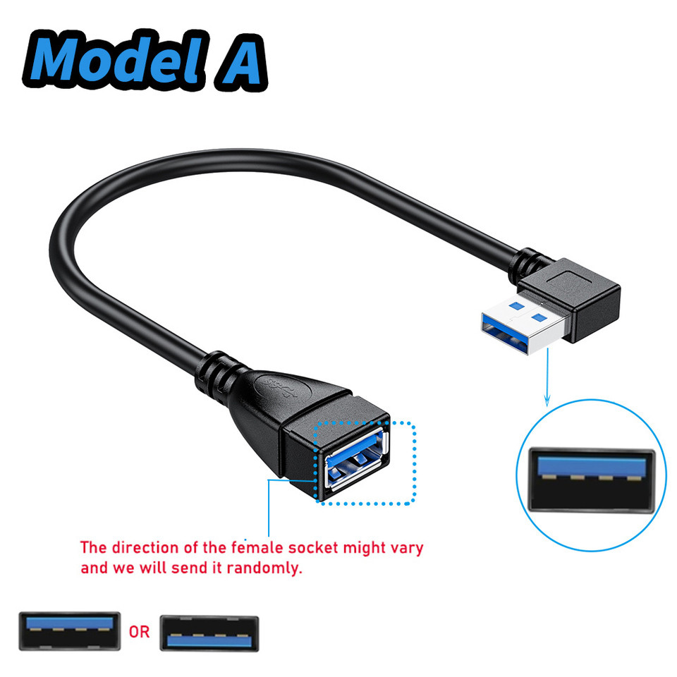 Short USB 3.0 Extension Cable USB 3.0 Male to female Cord Extension Extender USB 3.0 port protector 