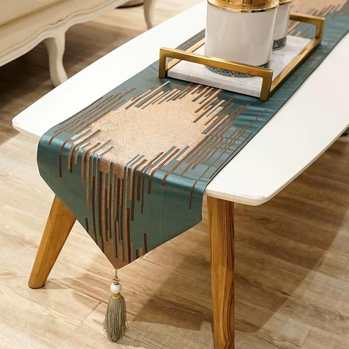 PROMO RAMADHAN Table Runner / Taplak Meja Tamu / Taplak Meja Makan Minimalis Taplak Meja Kain Panjan